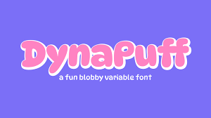 Пример шрифта DynaPuff